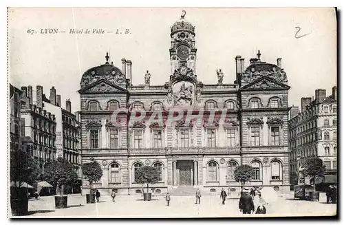 Cartes postales Lyon Hotel de Ville