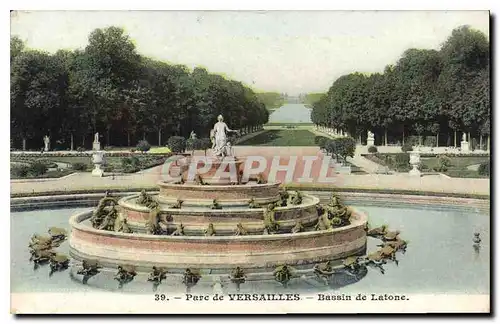Cartes postales Parc de Versailles Bassin de Latone