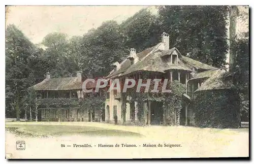 Cartes postales Versailles Hameau de Trianon Maison du Seigneur