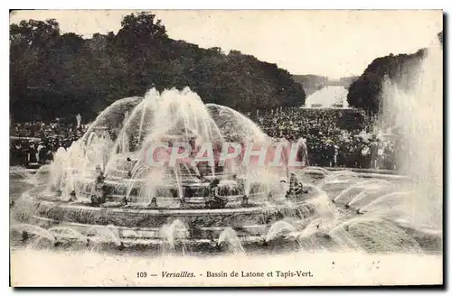 Cartes postales Versailles Bassin de Latone et Tapis Vert