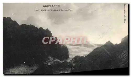 Cartes postales Bretagne Binic Rochers l'Avant Port