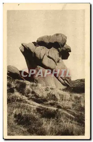 Cartes postales Ploumanach Le Belier L'un des plus curieux rochers de la region