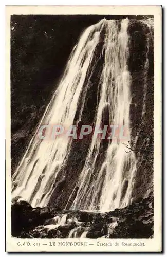 Cartes postales Le Mont Dore Cascade du Rossignolet