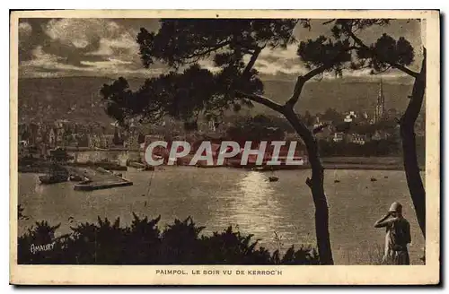 Cartes postales Paimpol Le Soir Vu de Kerroch