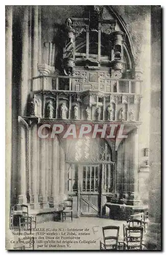 Ansichtskarte AK Lamballe Interieur de Notre Dame