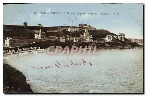 Cartes postales Perros Guirec La Plage charmante de Trestrignel