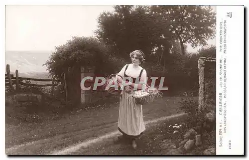 Cartes postales Salon 1914 C Bellanger Jeune Fermiere