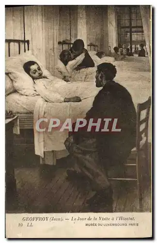 Ansichtskarte AK Geoffroy Jean Le Jour de la Visite a l'Hospital