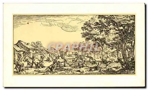 Cartes postales Jacques Callot Les petites miseres de la guerre la revanche des paysans