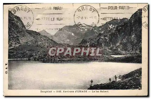 Ansichtskarte AK Dauphine Environs d'Uriage Le lac Robert