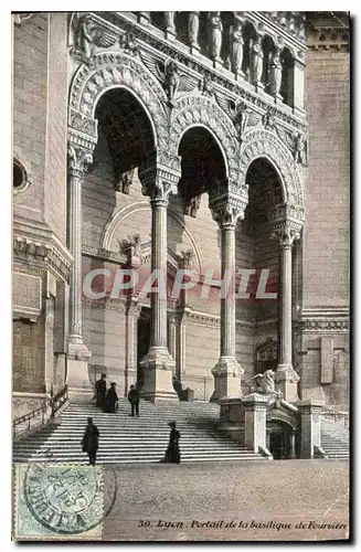 Ansichtskarte AK Lyon Portail de la basilique de Fourviere