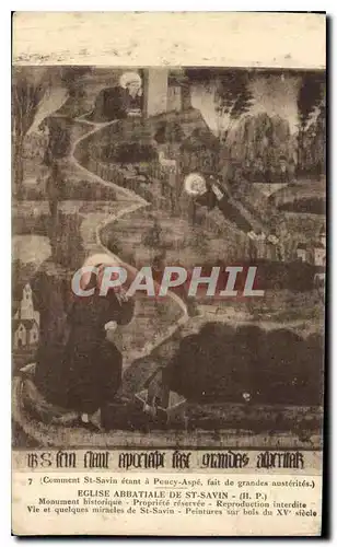 Cartes postales Eglise Abbatiale de St Savin