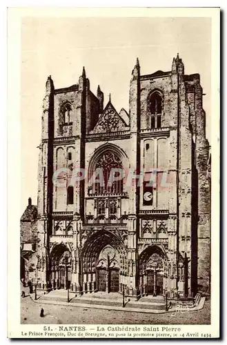 Cartes postales Nantes La Cathedrale Saint Pierre