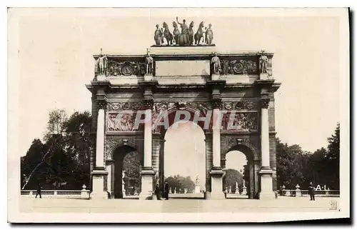 Ansichtskarte AK Paris et ses Merveilles Arc de Triomphe du Carrousel