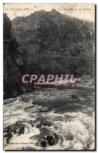 Ansichtskarte AK Le Saillant Les Rochers et la Vezere