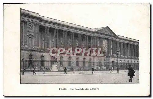 Ansichtskarte AK Paris Colonnade du Louvre