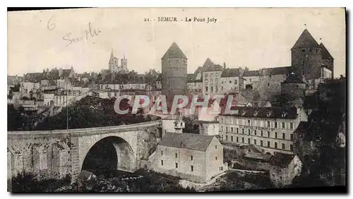 Cartes postales Semur Le Pont Joly