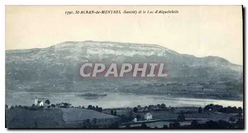Ansichtskarte AK St Alban de Montbel Savoie et le Lac d'Aiguebelette
