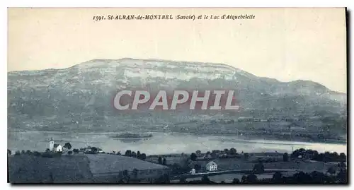 Cartes postales St Alban de Montbel Savoie et le Lac d'Aiguebelette