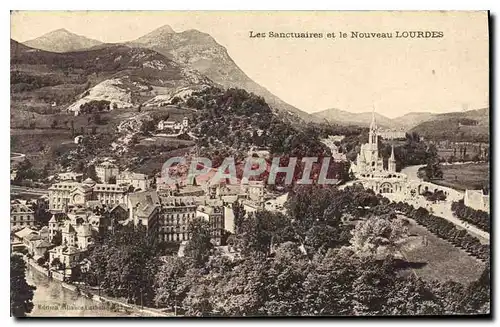 Cartes postales Les Sanctuaires et le Nouveau Lourdes