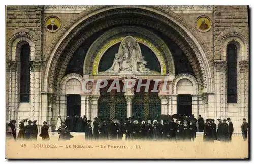 Cartes postales Lourdes Le Rosaire Le Portail