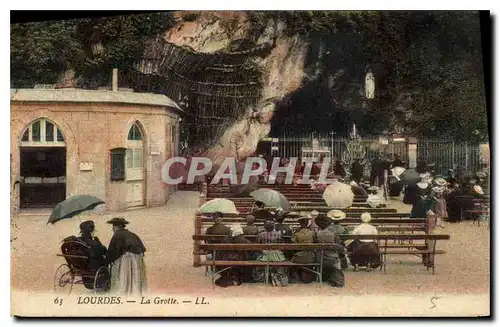 Cartes postales Lourdes La Grotte