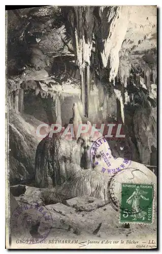 Ansichtskarte AK Grotte de Betharram Jeanne d'Arc sur le Bucher