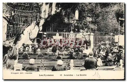 Cartes postales Les Pyrenees Lourdes La Grotte