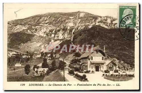 Cartes postales Lourdes Le Chemin de Fer Funiculaire du Pic du Jer