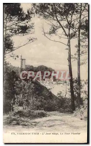 Cartes postales Noirmoutier L'Anse rouge La Tour Plantier