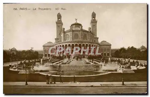 Cartes postales Paris Le Trocadero