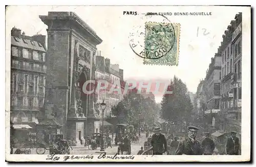 Cartes postales Paris Boulevard Bonne Nouvelle