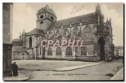 Cartes postales Alencon Eglise Notre Dame