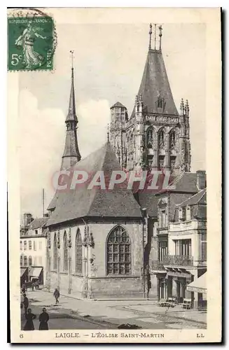 Cartes postales Laigle L'Eglise Saint Martin