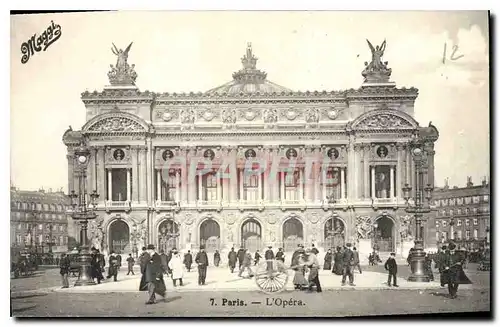 Cartes postales Paris L'Opera Publicite Maggi