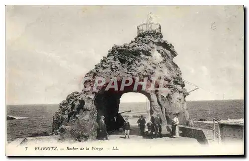 Cartes postales Biarritz Rocher de la Vierge