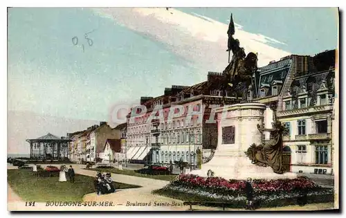 Cartes postales Boulogne Sur Mer Boulevard Sainte Beuve