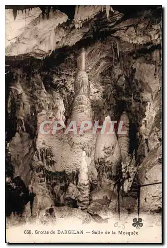 Cartes postales Grotte de Dargilan Salle de la Mosque