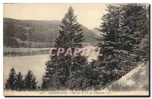Cartes postales Gerardmer Vue sur le Lac de Longemer