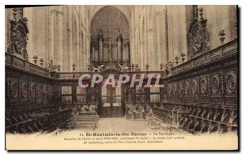 Ansichtskarte AK St Maximin la Ste Baume Orgue La basilique