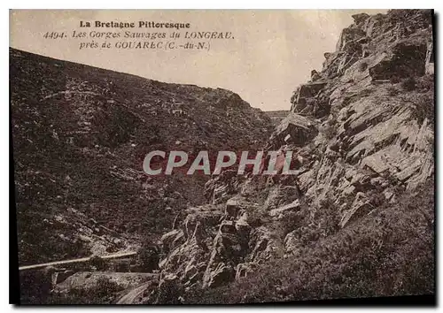 Ansichtskarte AK La Bretagne Pittoresque Les Gorges Sauvages du Longeau pres de Gouarec