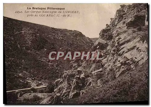 Cartes postales La Bretagne Pittoresque Les Gorges Sauvages du Longeau pres de Gouarec