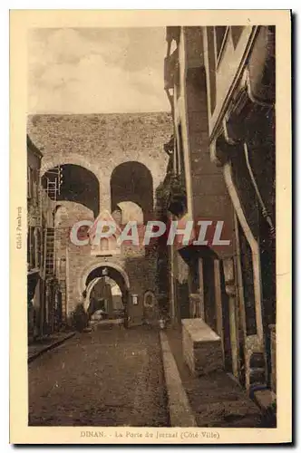 Cartes postales Dinan La Porte du Jerzual Cote Ville