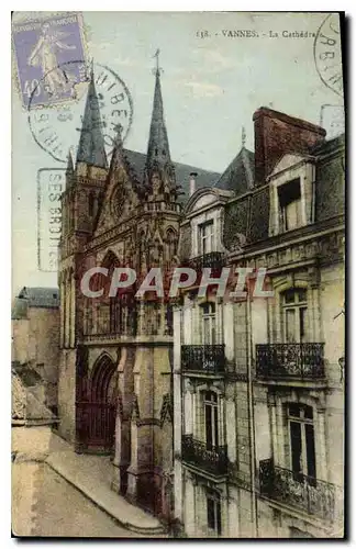 Cartes postales Vannes La Cathedrale