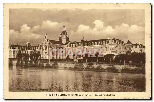 Cartes postales Chateau Gontier Mayenne Hopital St Julien