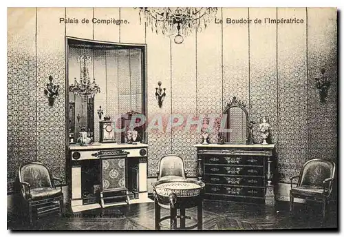 Cartes postales Palais de Compiegne Le Boudoir de l'Imperatrice