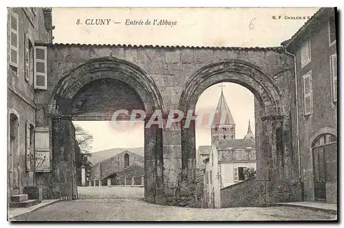 Cartes postales Cluny Entree de l'Abbaye