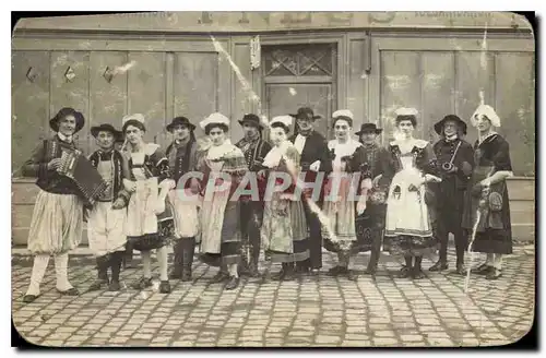 CARTE PHOTO Folklore