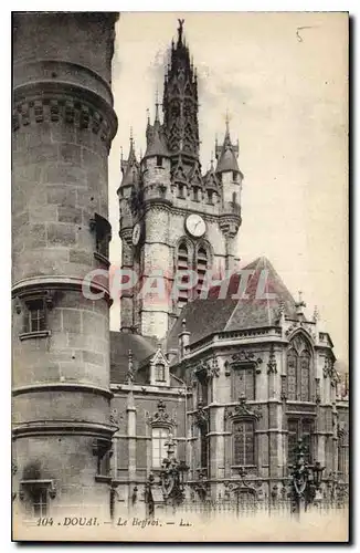 Cartes postales Douai Le Beffroi