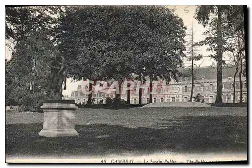 Cartes postales Cambrai Le Jardin Public